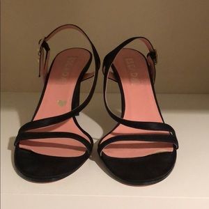 Escada silk evening sandals